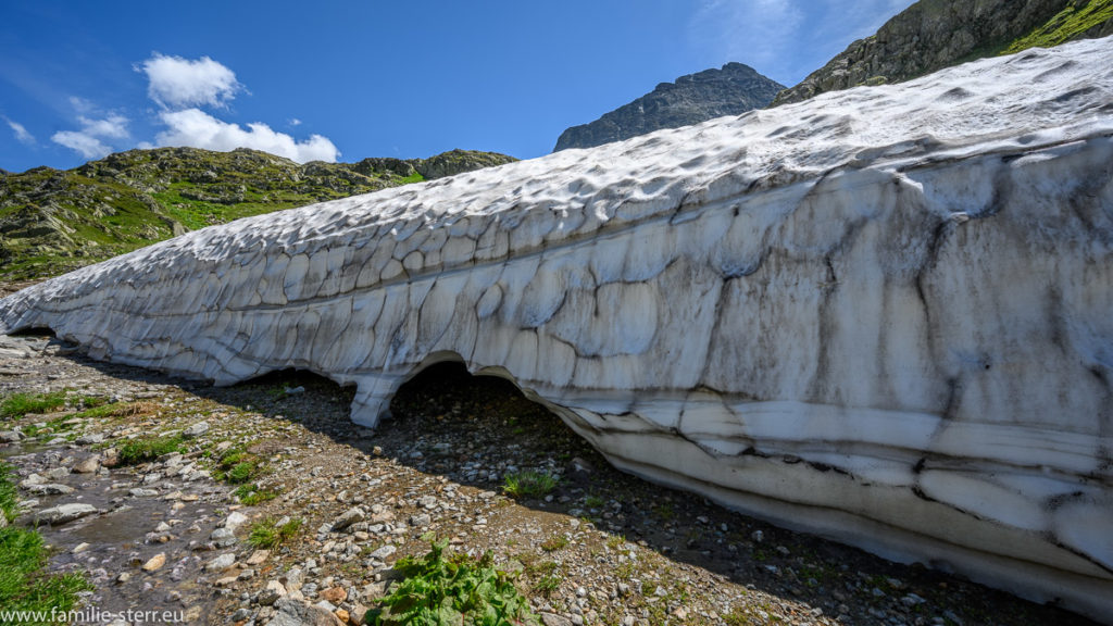 Rand des Sustengletscher am Sustenpass