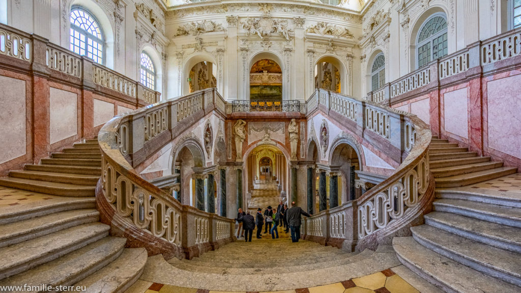 Marmor - Treppenhaus im neuen Schloss Schleißheim