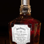 eine Flasche Jack Daniel's Singe-Barrel Tennessee Whiskey