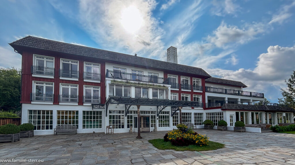 Einganz zum Hotel Bleiche in Burg im Spreewald